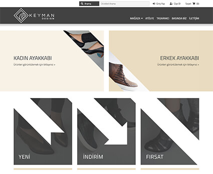 Keyman Design E-Ticaret Sitesi