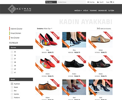 Keyman Design E-Ticaret Sitesi